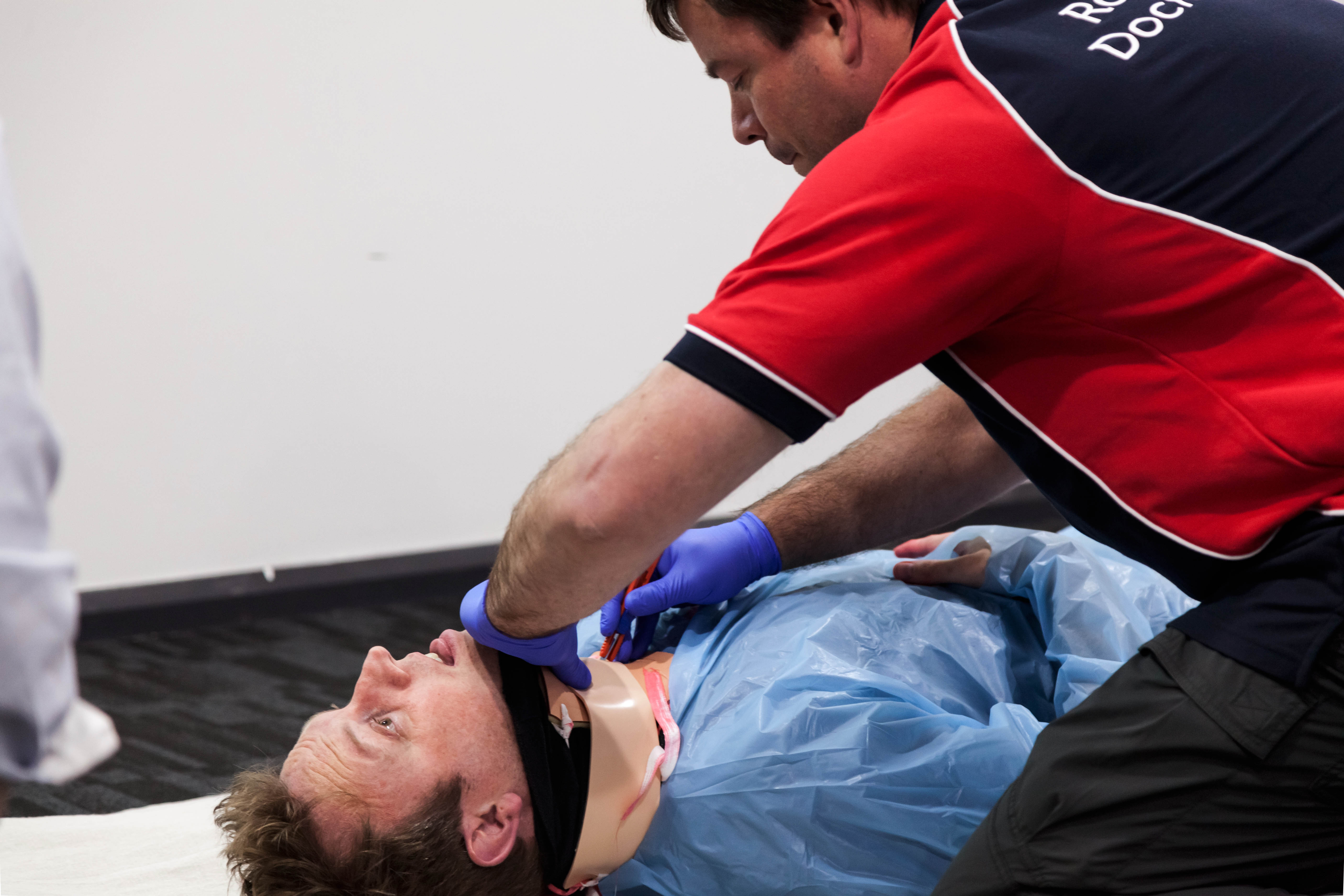 First training at the Visitor Experience